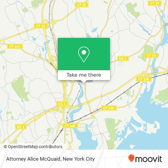 Attorney Alice McQuaid map