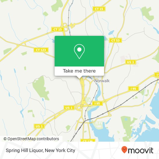 Spring Hill Liquor map