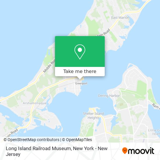 Mapa de Long Island Railroad Museum