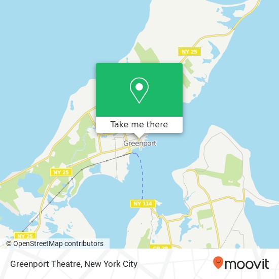 Greenport Theatre map