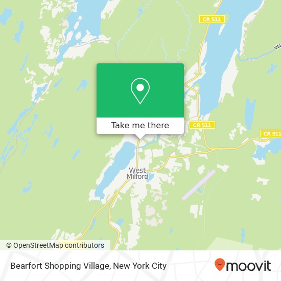 Mapa de Bearfort Shopping Village