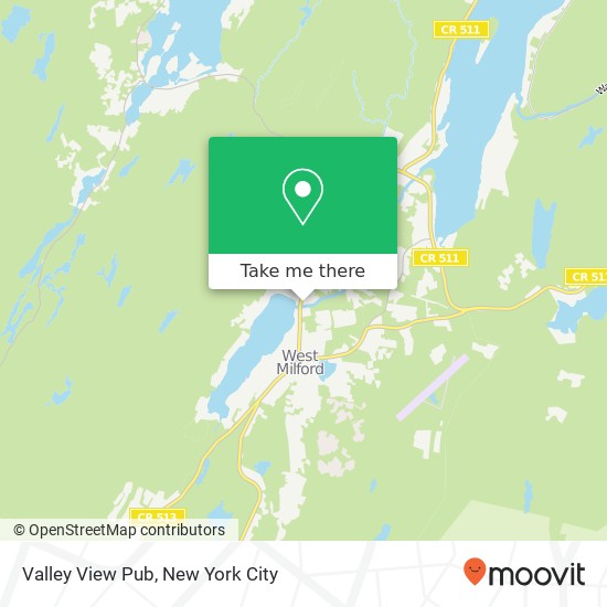 Valley View Pub map