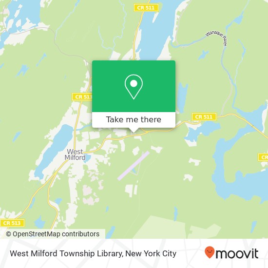 West Milford Township Library map