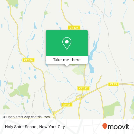 Holy Spirit School map