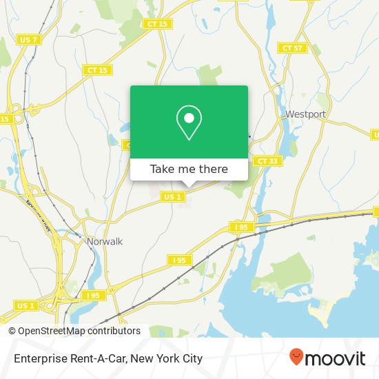 Enterprise Rent-A-Car map