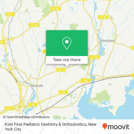 Mapa de Kids First Pediatric Dentistry & Orthodontics