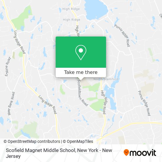 Mapa de Scofield Magnet Middle School