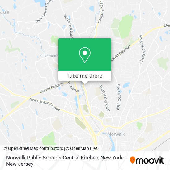 Norwalk Public Schools Central Kitchen map