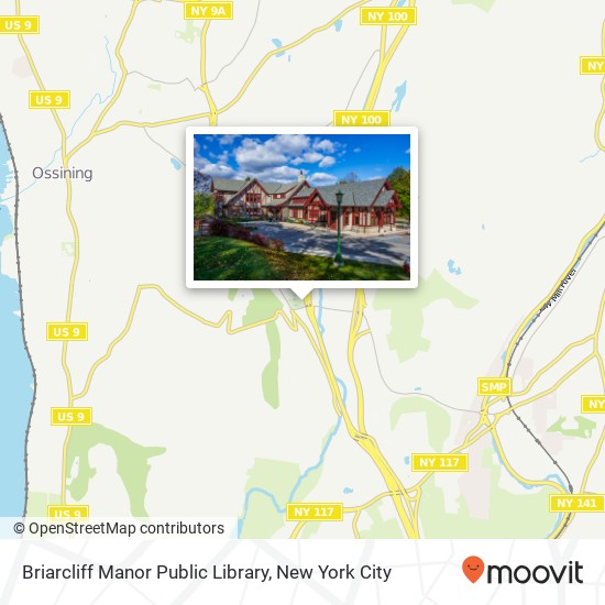 Mapa de Briarcliff Manor Public Library