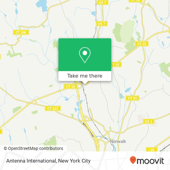 Antenna International map