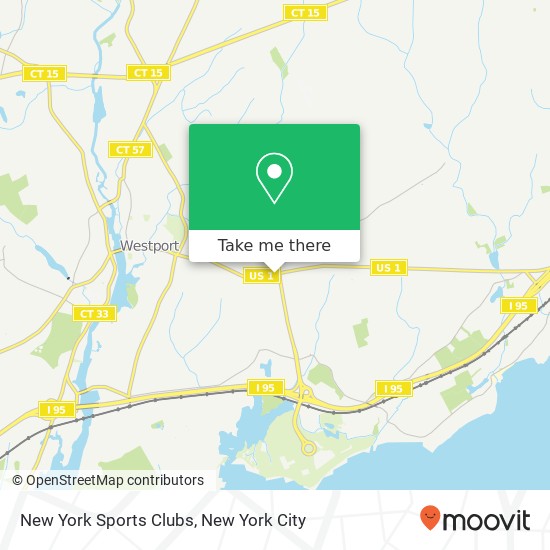 Mapa de New York Sports Clubs