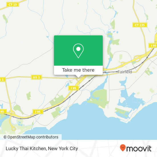 Mapa de Lucky Thai Kitchen
