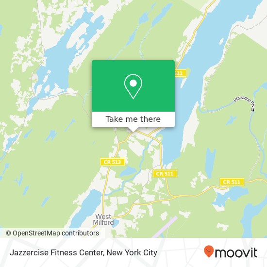 Mapa de Jazzercise Fitness Center