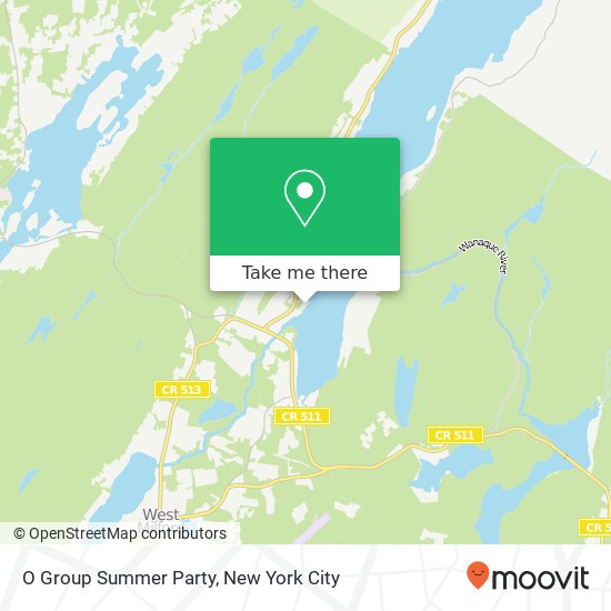 O Group Summer Party map