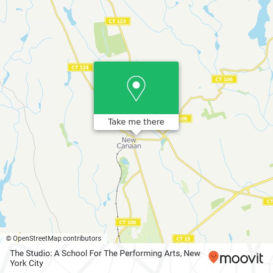 Mapa de The Studio: A School For The Performing Arts