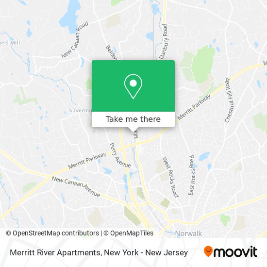 Merritt River Apartments map