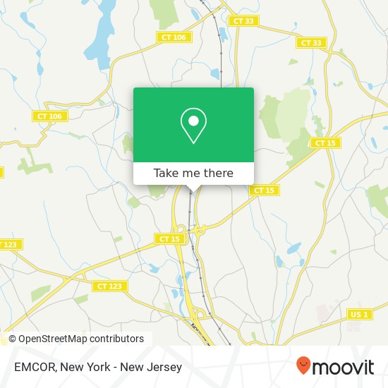 Mapa de EMCOR