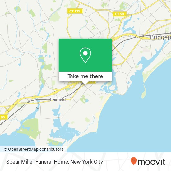 Mapa de Spear Miller Funeral Home