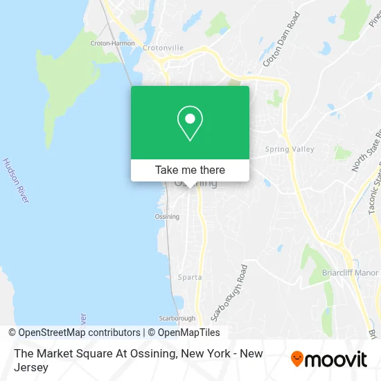 The Market Square At Ossining map