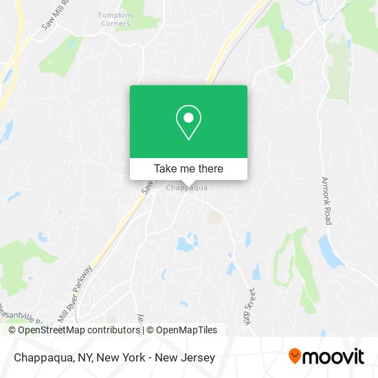 Chappaqua, NY map