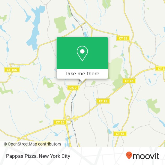 Pappas Pizza map