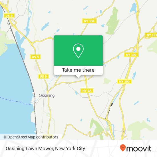 Ossining Lawn Mower map