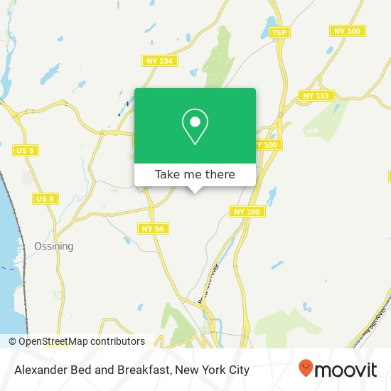 Mapa de Alexander Bed and Breakfast