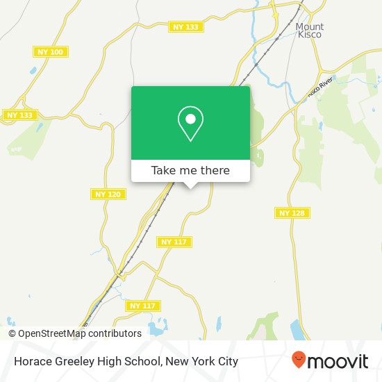 Mapa de Horace Greeley High School