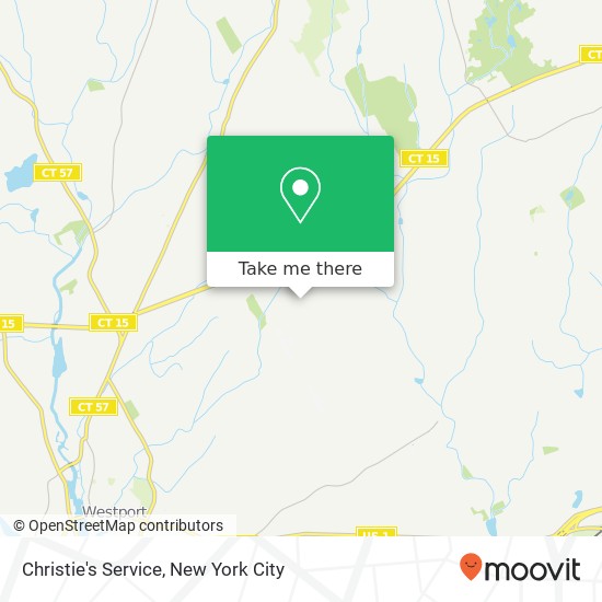 Christie's Service map