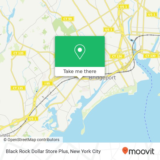 Mapa de Black Rock Dollar Store Plus