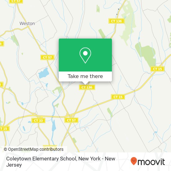 Mapa de Coleytown Elementary School