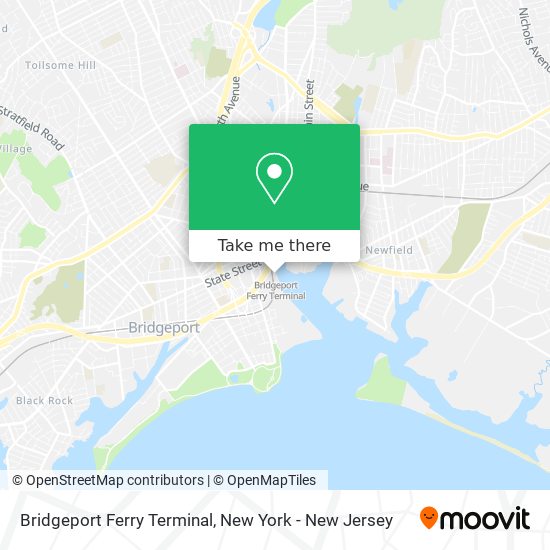Bridgeport Ferry Terminal map