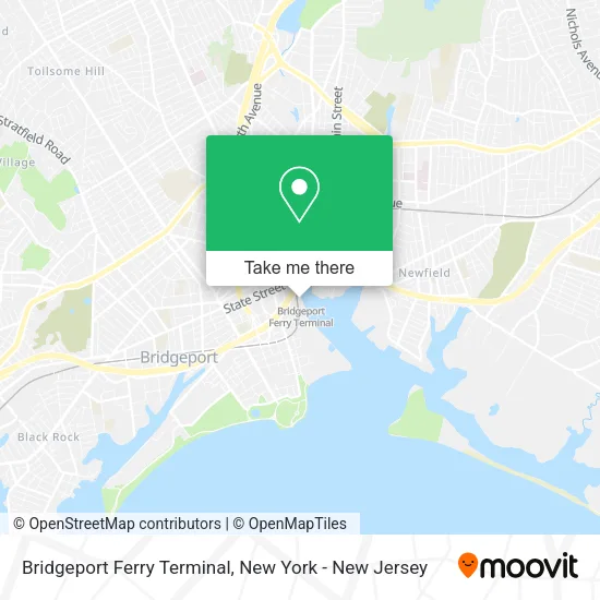 Mapa de Bridgeport Ferry Terminal