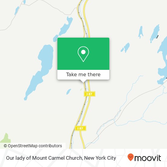 Our lady of Mount Carmel Church map