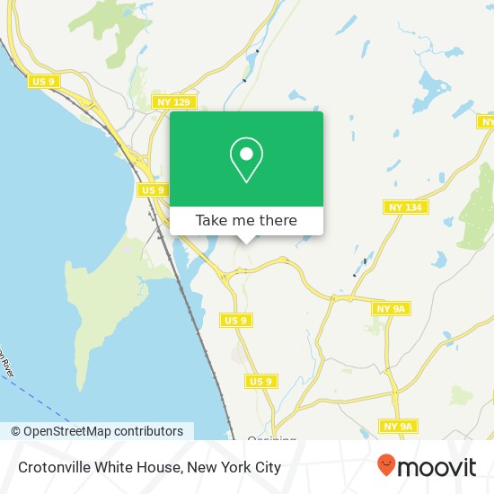 Mapa de Crotonville White House