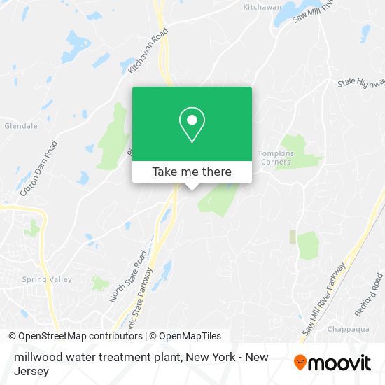 Mapa de millwood water treatment plant