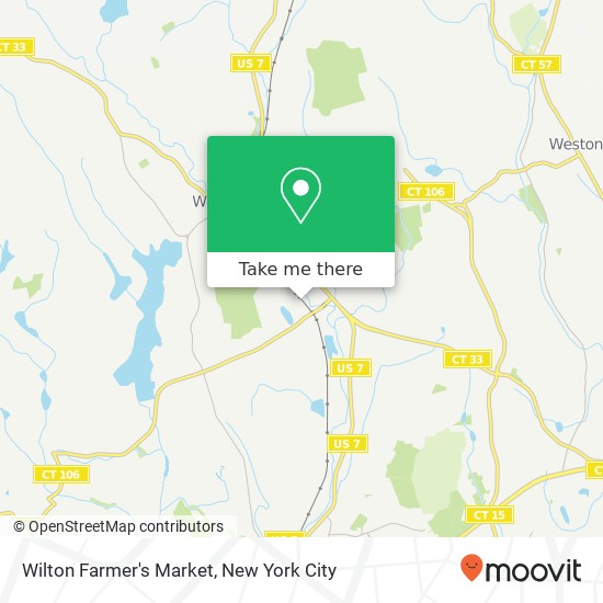 Mapa de Wilton Farmer's Market