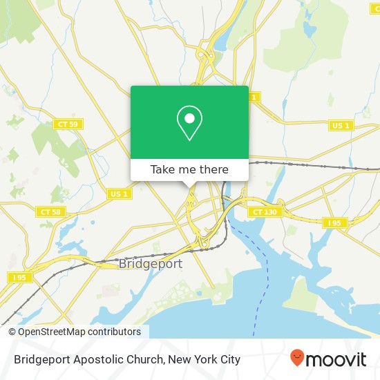 Bridgeport Apostolic Church map