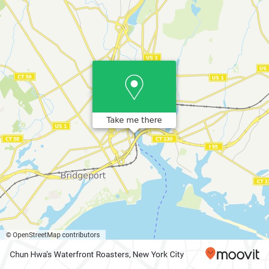 Chun Hwa's Waterfront Roasters map