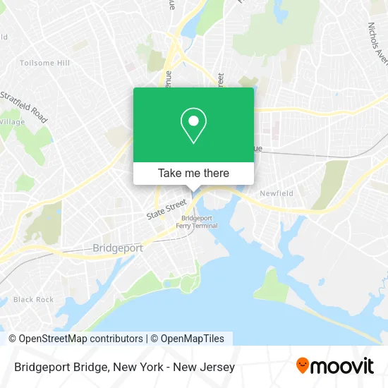 Bridgeport Bridge map