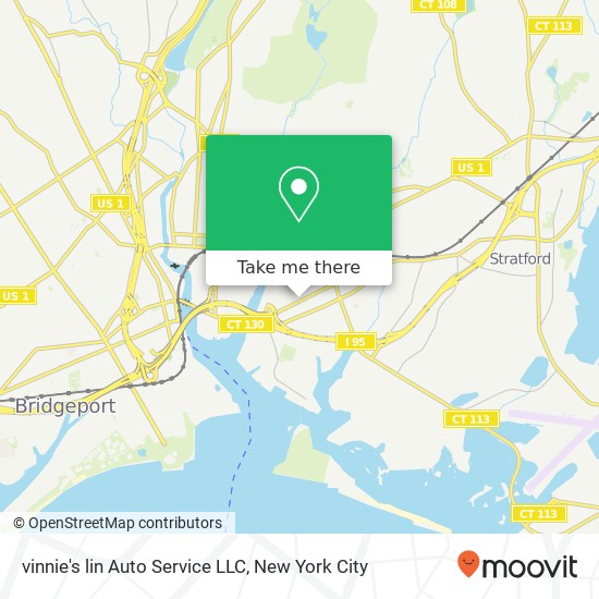 Mapa de vinnie's lin Auto Service LLC