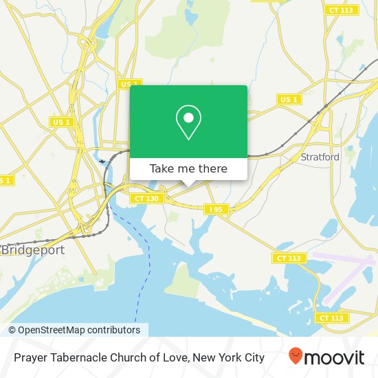 Prayer Tabernacle Church of Love map