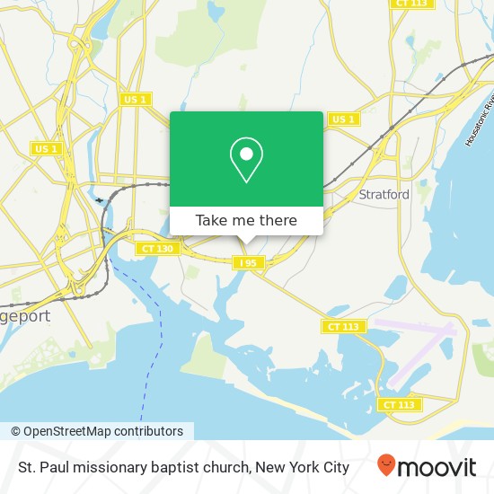 St. Paul missionary baptist church map