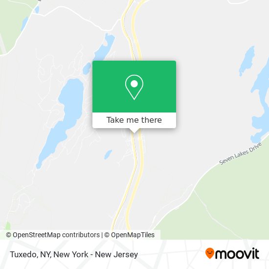 Mapa de Tuxedo, NY