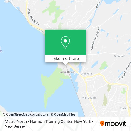 Metro North - Harmon Training Center map