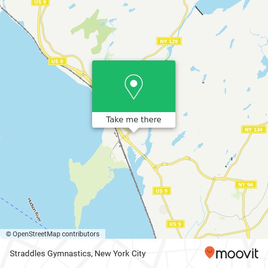 Straddles Gymnastics map