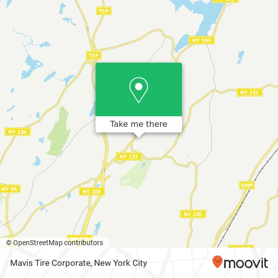Mavis Tire Corporate map