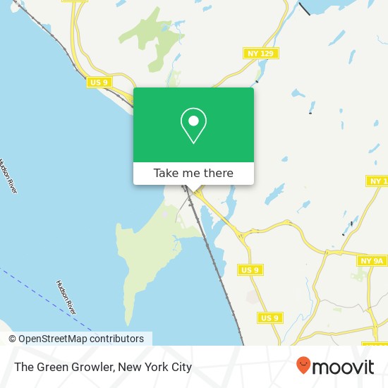 The Green Growler map