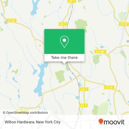 Wilton Hardware map