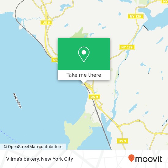 Vilma's bakery map